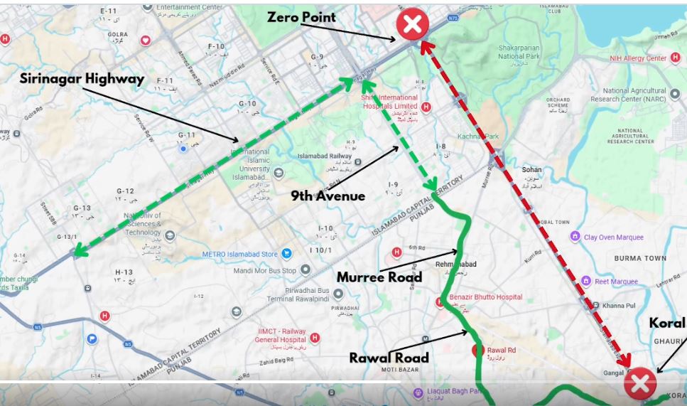 New Traffic Advisory Issued For Islamabad For Weekend Ahead Of Iranian Delegations Visit 