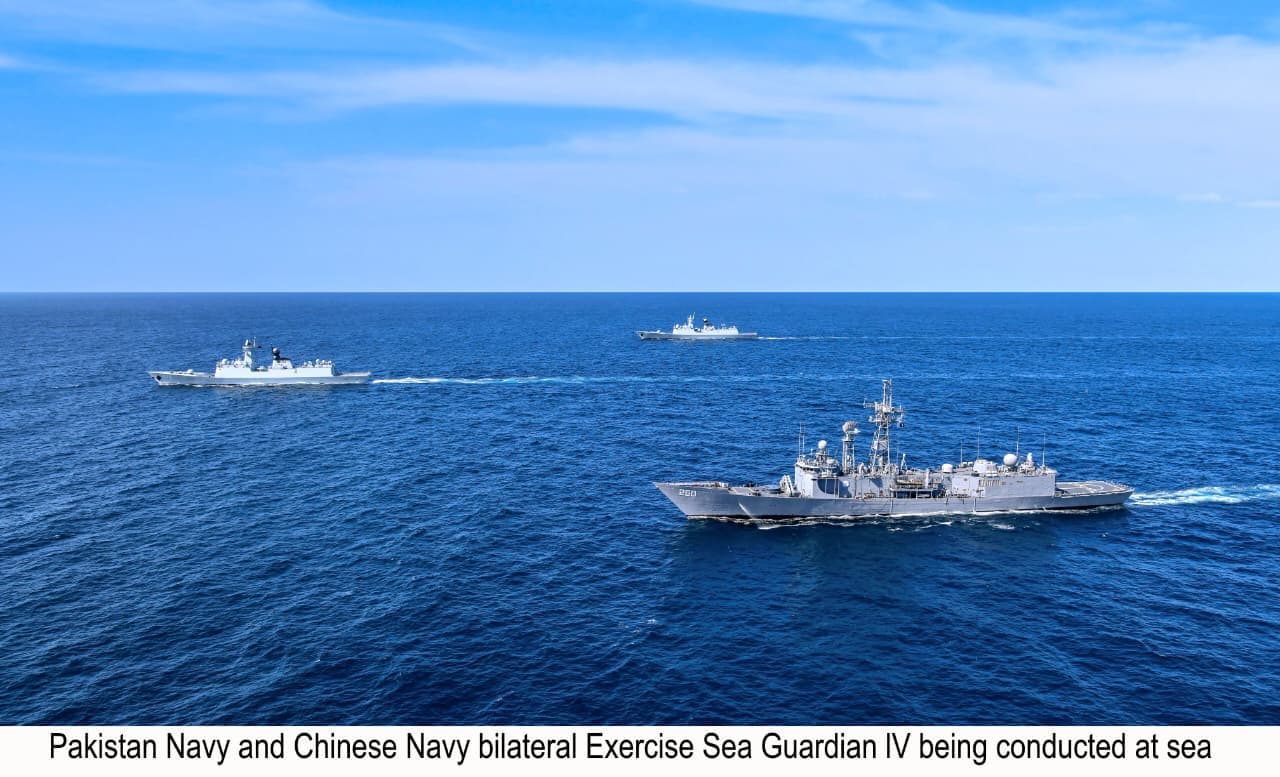 Pak Chinas Sea Guardian Iv Drills Culminate With Joint Patrol In Arabian Sea 