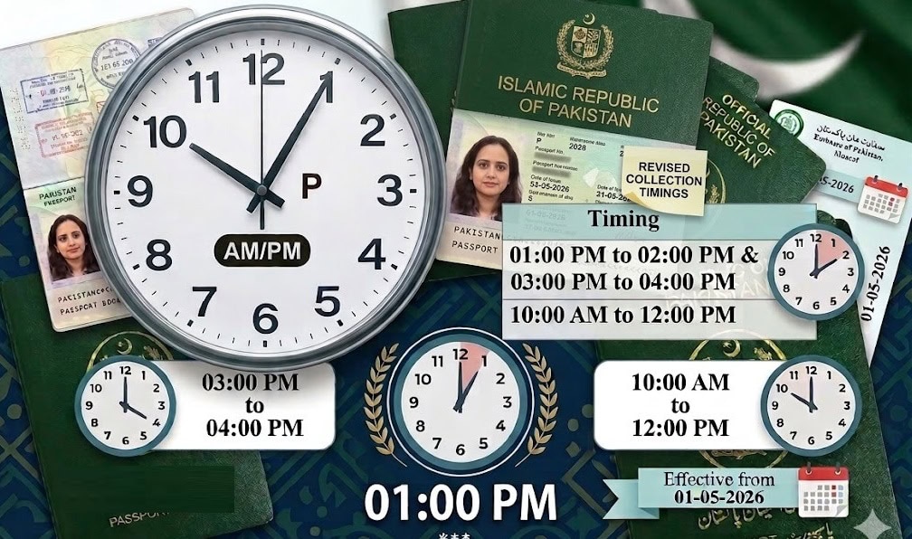 Pakistan passport collection timings changed starting May 2026 [Check New Schedule]