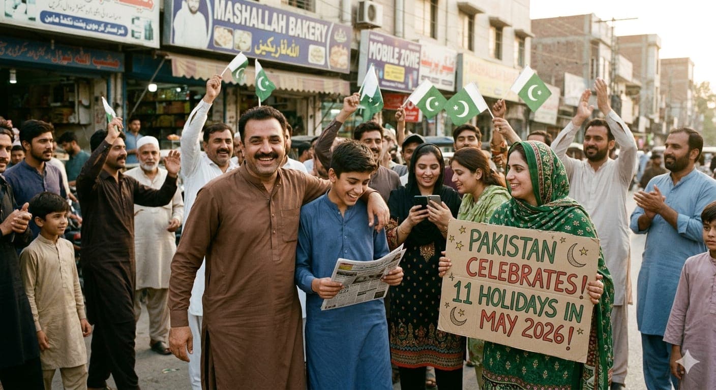 Pakistanis to enjoy 11 holidays in May 2026 [Complete Schedule]