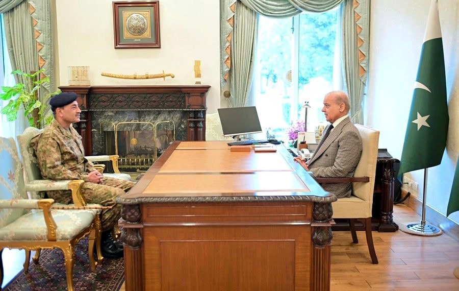 Pm Shehbaz Field Marshal Asim Munir Stress Patience Restraint In Regional Peace Process