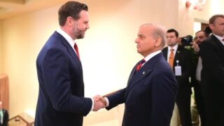PM Shehbaz meets JD Vance, hopes talks to serve as stepping stone for regional peace