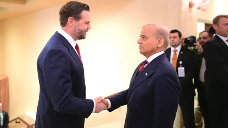 Pm Shehbaz Meets Jd Vance Hopes Talks To Serve As Stepping Stone Toward Regional Peace