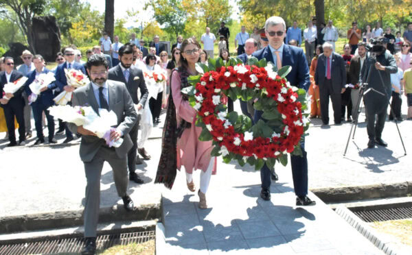 Russian Embassy Pays Homage To Soviet Cosmonaut Yuri Gagarin