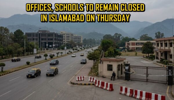 Schools Offices To Remain Closed In Islamabad On Thursday Amid Security Measures