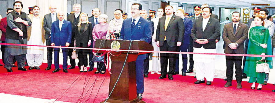 Senate Launches National Anthem In Choral Format At Diplomatic Event Celebrating Romania Pak Ties