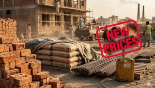Steel, Cement, Bricks New Rates in Pakistan amid surge in fuel cost