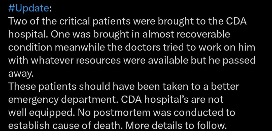 Three Deaths Reported After Suspected Juice Consumption In Islamabad 