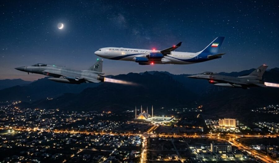 Thunder In Islamabad Skies As Paf Jets Escort Iranian Fm Abbas Araghchi