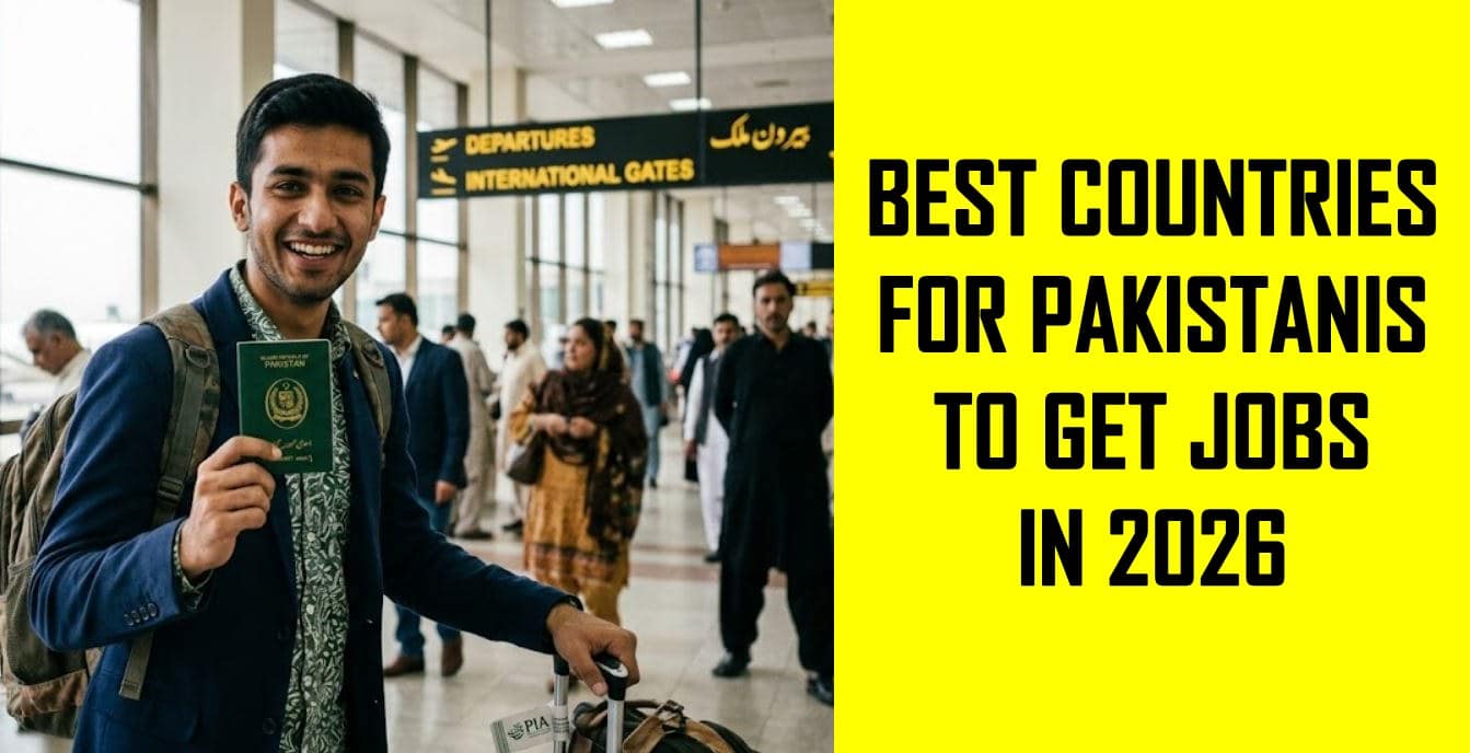 Top 10 Countries for Pakistanis to Get Jobs in 2026 (check Salaries)