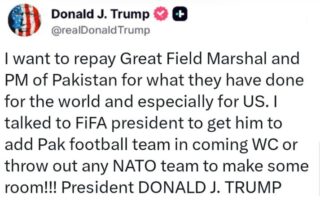 Trump Asks Fifa To Include Pakistan In World Cup 2026 