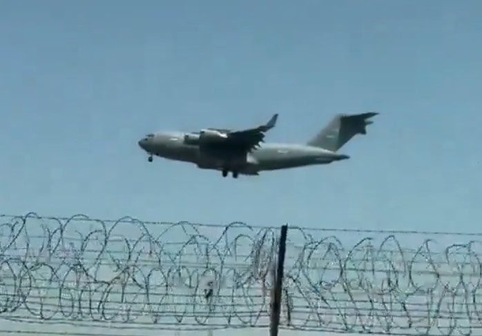 Us Air Force C 17 Lands At Nur Khan Airbase With Key Logistics