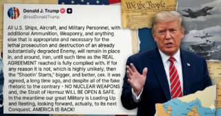 Us Forces To Remain Deployed Near Iran Until Real Agreement Is Implemented Warns Trump