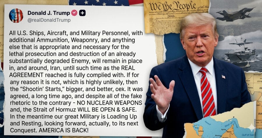 Us Forces To Remain Deployed Near Iran Until Real Agreement Is Implemented Warns Trump