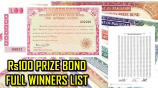 100 Prize Bond Full Draw Results 15 May 2026 Pdf Download