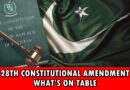 28th Constitutional Amendment A Look At Key Changes Under Discussion