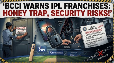 Bcci Warns Ipl Franchises Over Honey Trap Security Risks