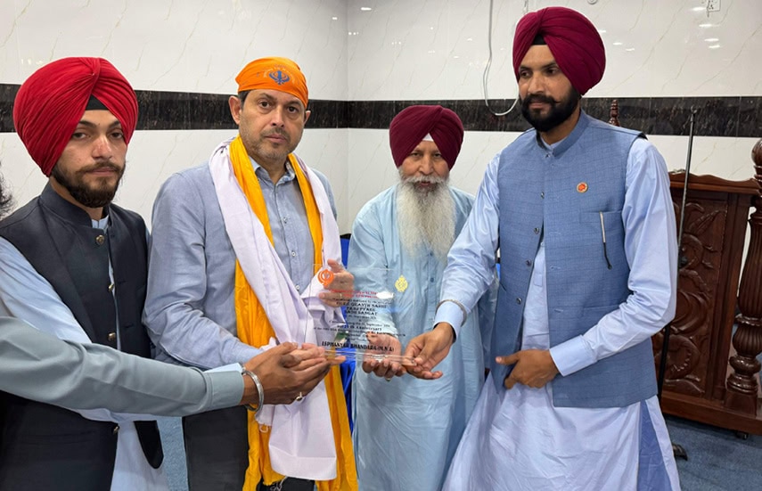 Bhandara Visits Gurdwara Saragarhi Singh Sabha