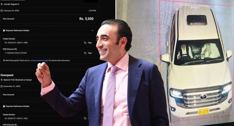 Bilawal Bhutto Hit With E Challan For Seat Belt Violation In Karachi