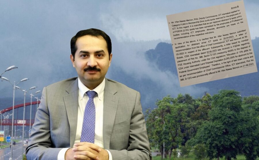 From Application To Allotment In 60 Days Plot Allotted To Islamabad Dc Memon Raises Questions