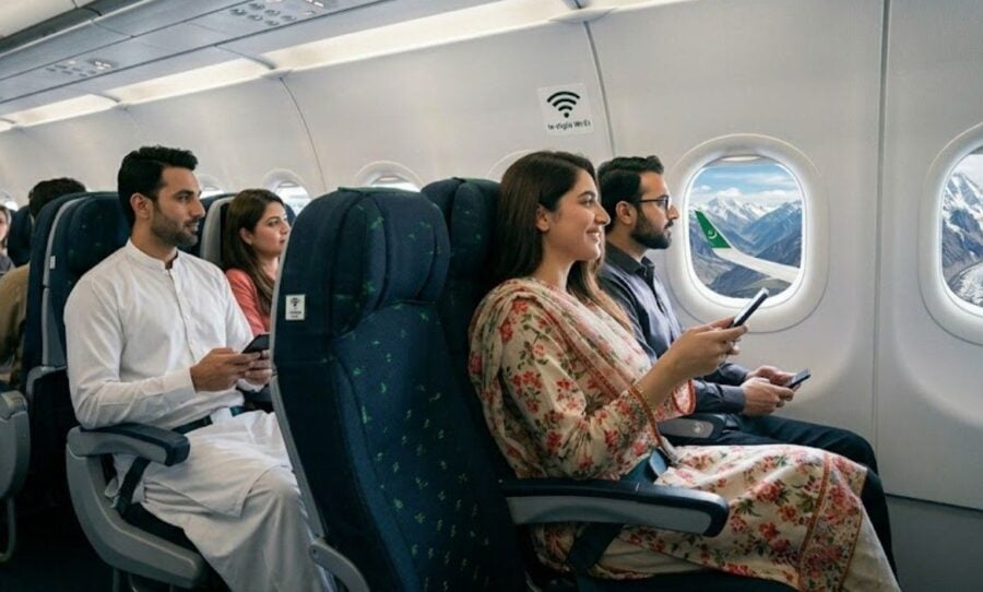 Internet Mobile Services Coming To Air Travel In Pakistan Under New Framework