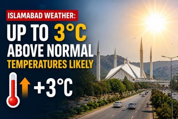 Islamabad Weather: Up to 3°C above normal temperatures likely ...