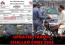 New Traffic Challan Offences And Fines 2026 Issued By Lahore Police