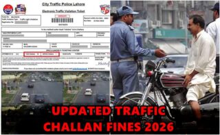 New Traffic Challan Offences And Fines 2026 Issued By Lahore Police