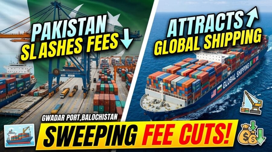 Pakistan Announces Sweeping Fee Cuts At Gwadar Port To Attract Global Shipping