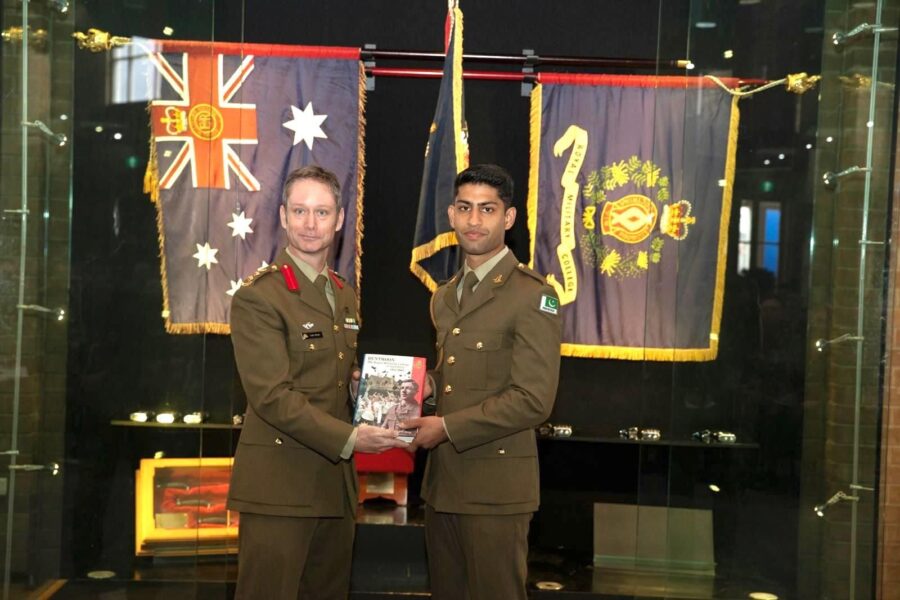 Pakistan Armys Arsam Abbas Declared Overall Best Foreign Military Cadet In Australia