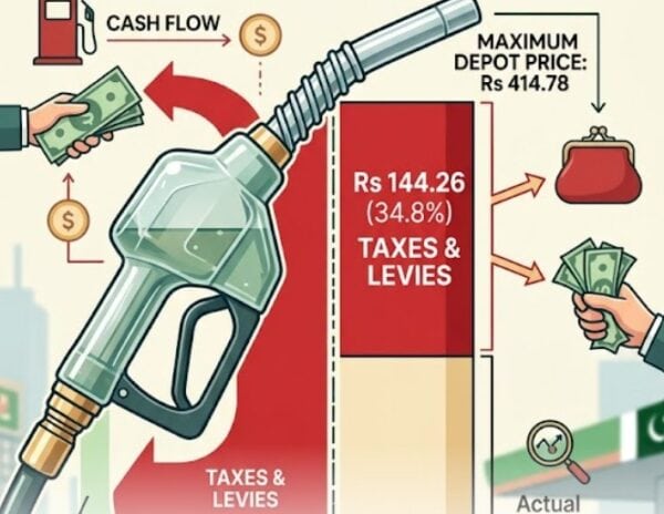 Pakistan Petrol Users Paying Rs145 Per Litre In Taxes Report