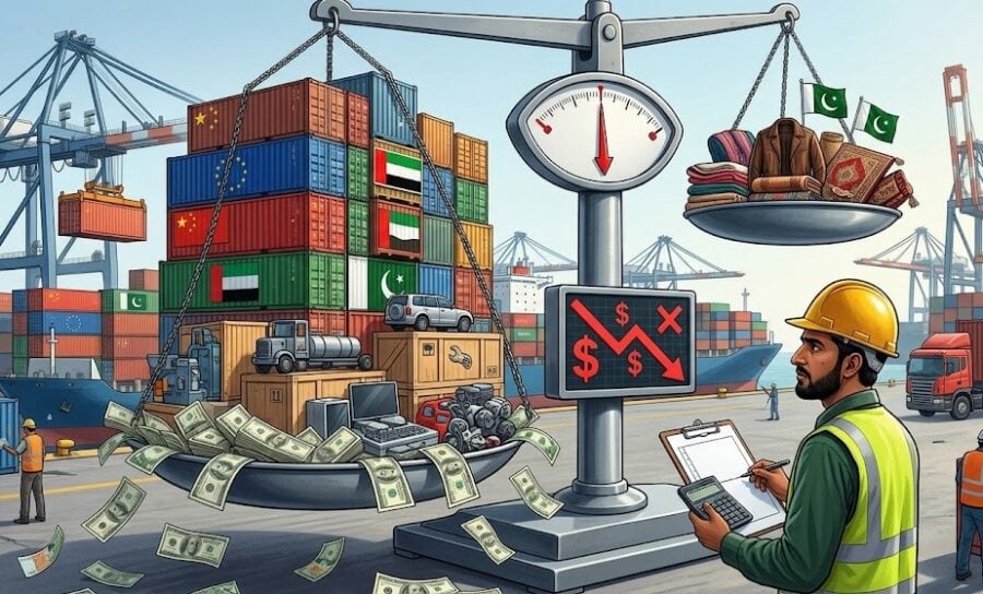 Pakistan Posts 324 Million C A Deficit In April Amid Higher Imports
