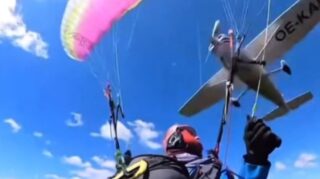 Paraglider Survives Mid Air Collision With Aircraft In Austria