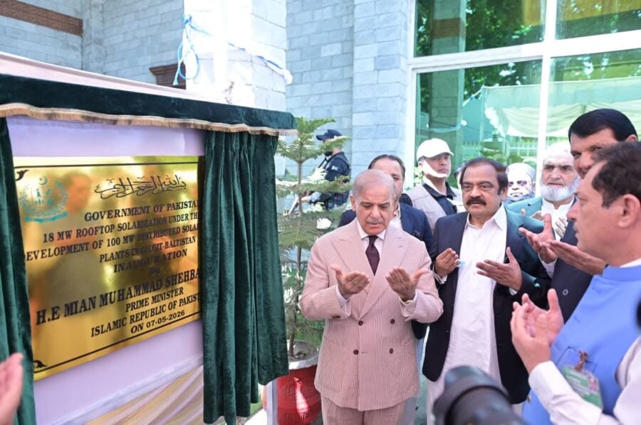 Pm Shehbaz Inaugurates Historic 100mw Solar Energy Project For Gilgit Baltistan