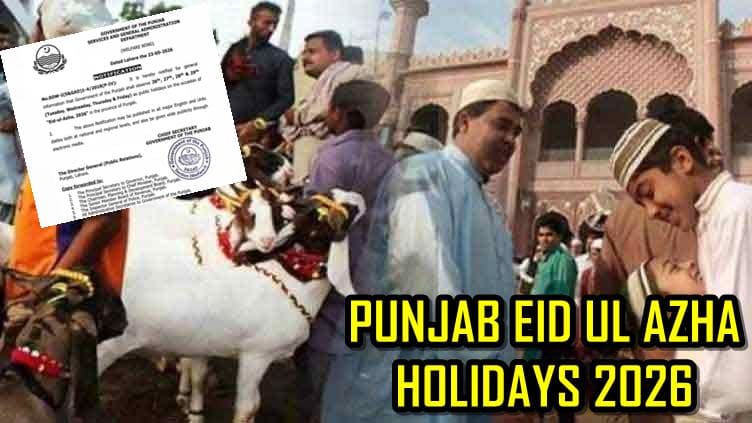 Punjab Eid Ul Azha 2026 Holidays Notification Out Now