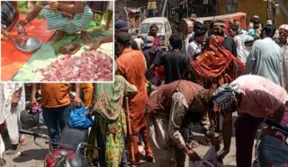 Qurbani Meat Collected By Professional Beggars Being Sold In Markets On Eid