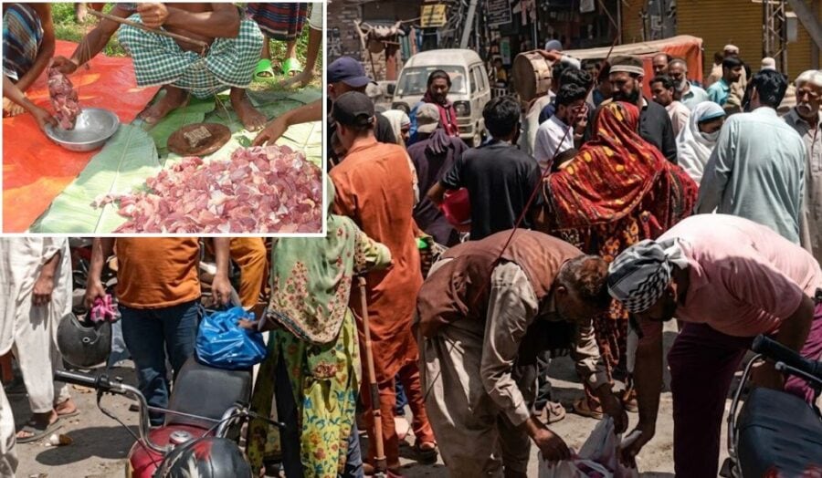 Qurbani Meat Collected By Professional Beggars Being Sold In Markets On Eid