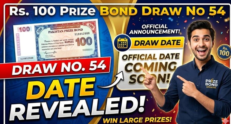 Rs100 Prize Bond Draw No 54 Date Revealed Check Biggest Cash Prize