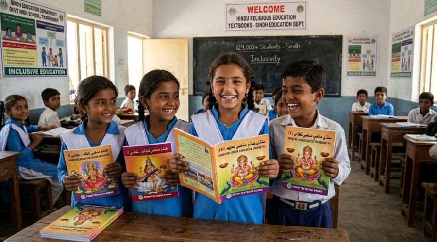 Sindh Approves Hindu Religious Textbooks For Minority Students In Govt Schools