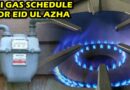 Sui Gas Schedule Issued For Eid Ul Azha 2026 In Karachi