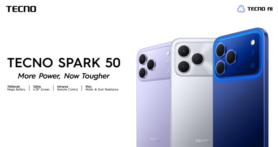 Tecno Launches Spark 50 In Pakistan With Massive 7000mah Battery 120hz Display