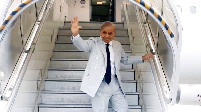 With Focus On Bilateral Ties Pm Shehbaz Leaves For China On Official Visit
