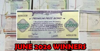 25000 Prize Bond Draw List Full Winners 10 June 2026
