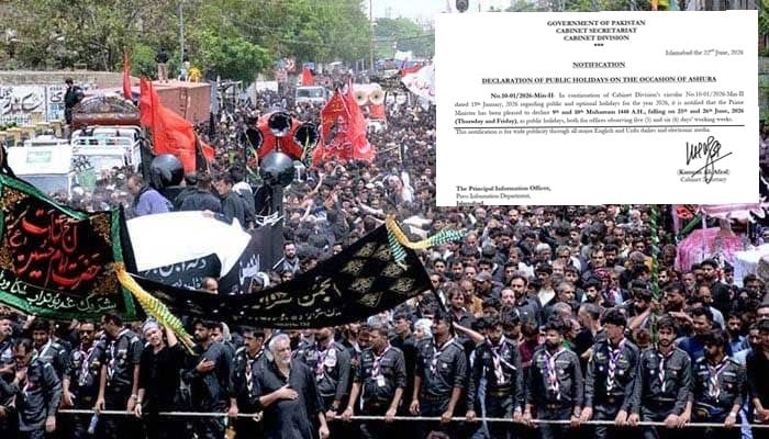 Ashura 2026 Holidays Notified In Pakistan