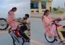 Daredevil Bikers One Wheeling Stunt With Girl Mocks Rule Of Law In Capital