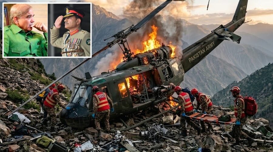 Field Marshal Asim Munir Pm Shehbaz Mourn Losses In Muzaffarabad Helicopter Crash