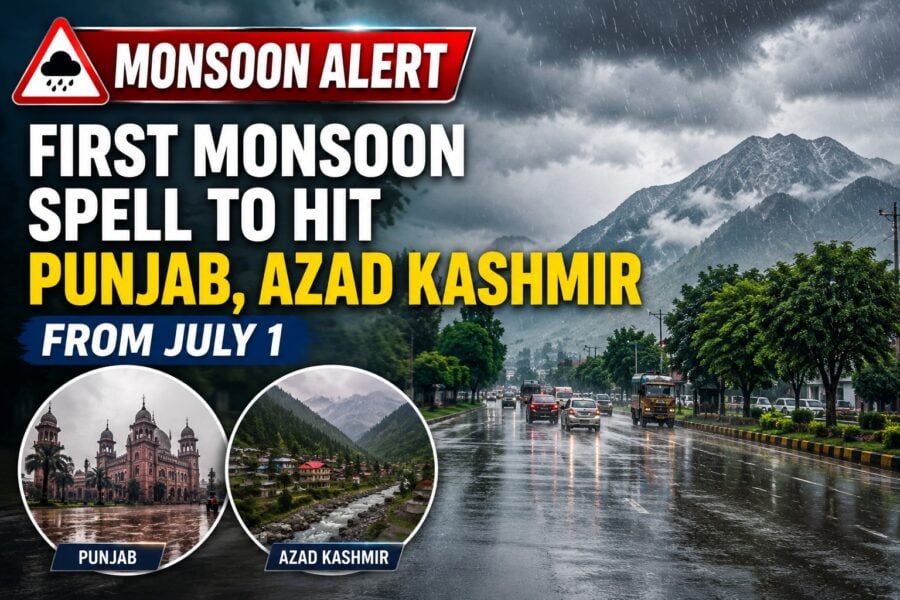 First Monsoon Spell To Hit Punjab Azad Kashmir From July 1