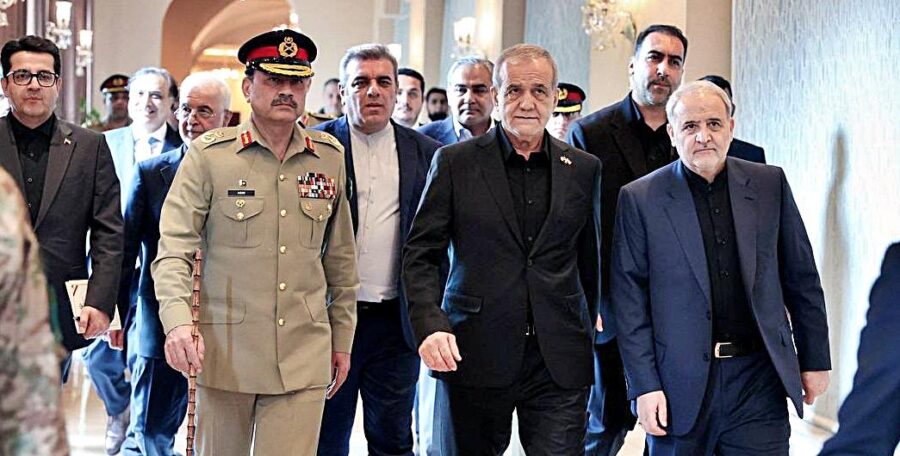 Iranian President Calls On Field Marshal Asim Munir As Pakistan Pushes Regional Peace Efforts