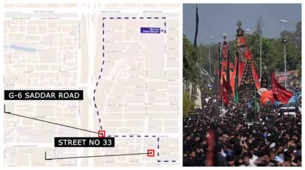 Islamabad Roads Closure Update Today Amid Muharram 9 Processions