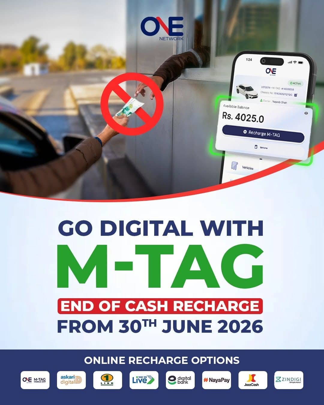 Motorway M Tag Cash Recharge Service Abolished How To Top Up Accounts 